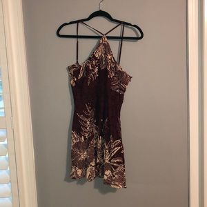 Beautiful burgundy urban outfitters dress!!